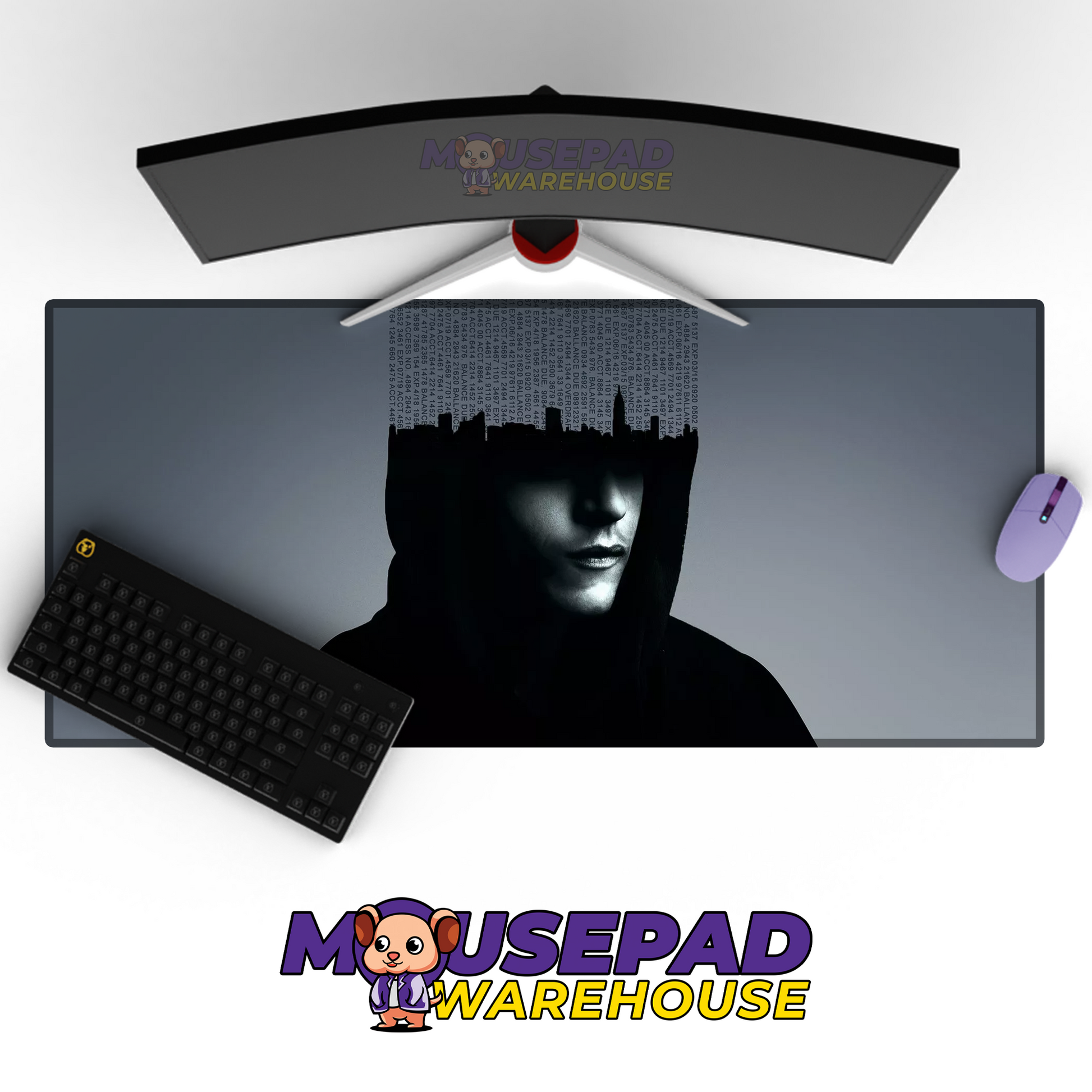 Mr Robot V40 Mousepad Mockup