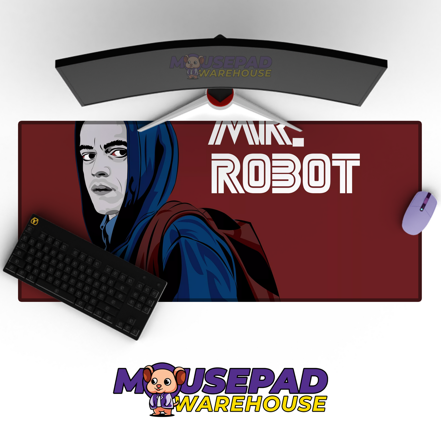 Mr Robot V43 Mousepad Mockup
