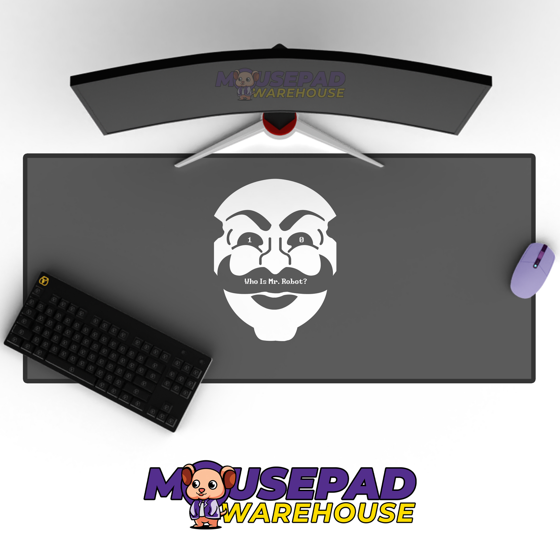 Mr Robot V5 Mousepad Mockup
