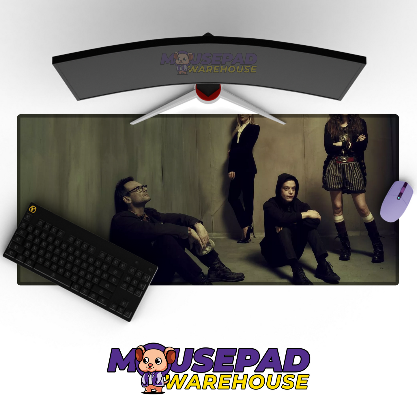 Mr Robot V6 Mousepad Mockup
