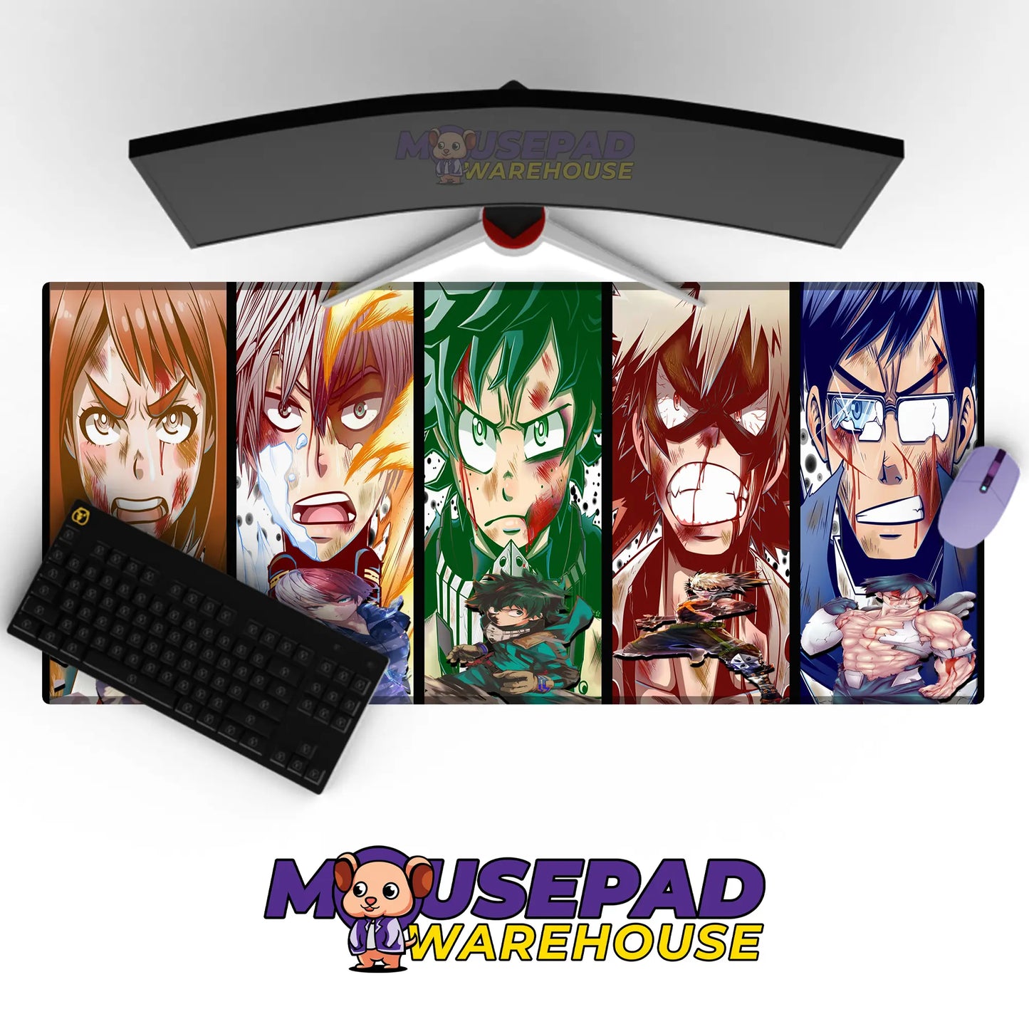 My Hero Academia Anime Mousepad 894889 - Mousepad Warehouse