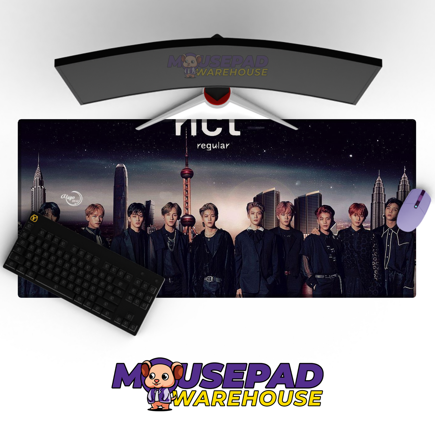 NCT127 V10 Mousepad Mockup