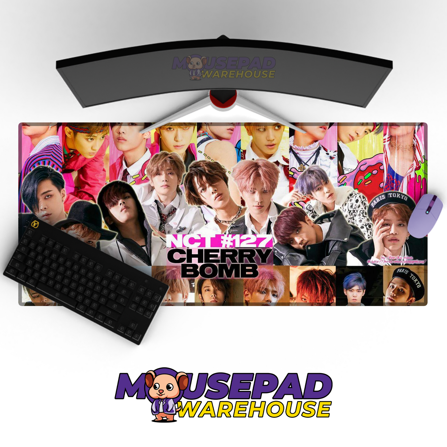 NCT127 V1 Mousepad Mockup