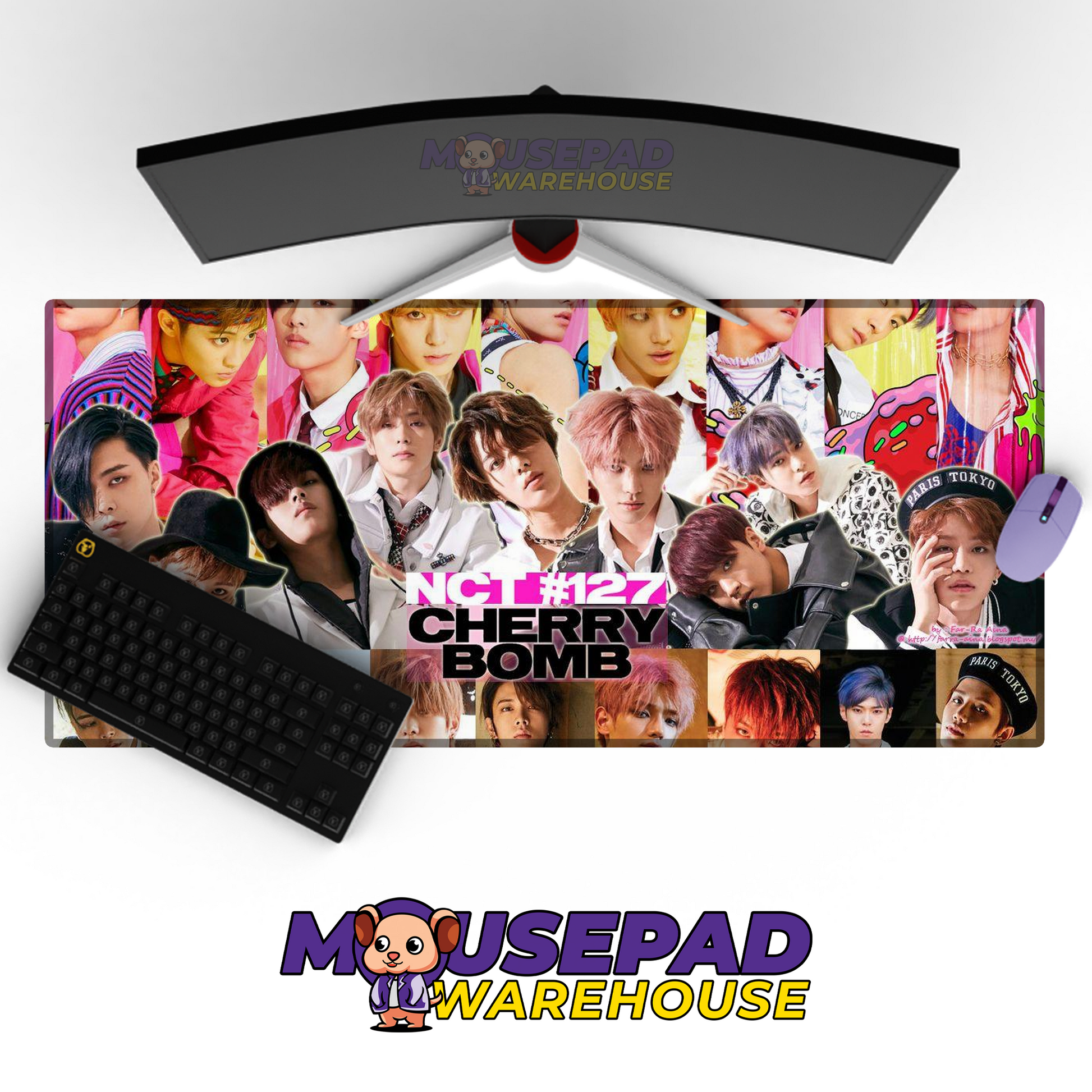 NCT127 V1 Mousepad Mockup