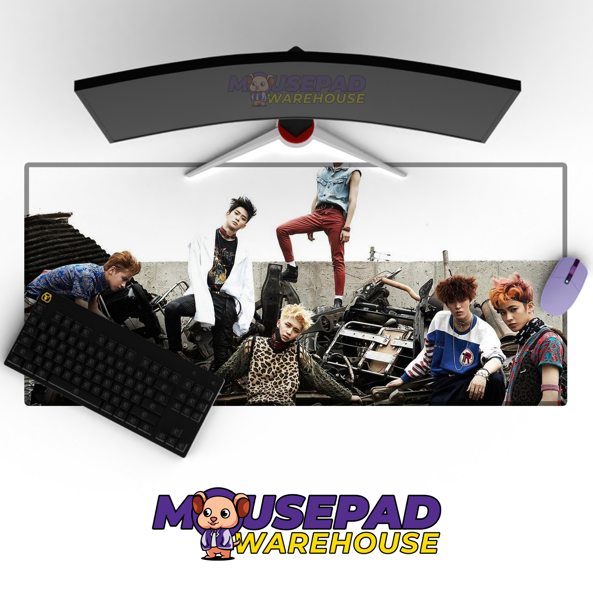 NCT127 V2 Mousepad Mockup
