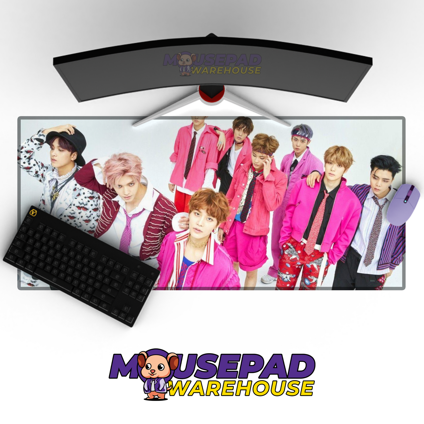 NCT127 V3 Mousepad Mockup