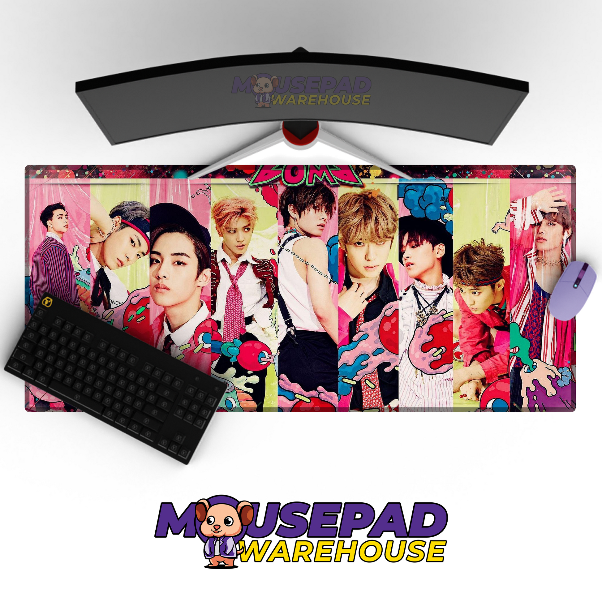 NCT127 V6 Mousepad Mockup