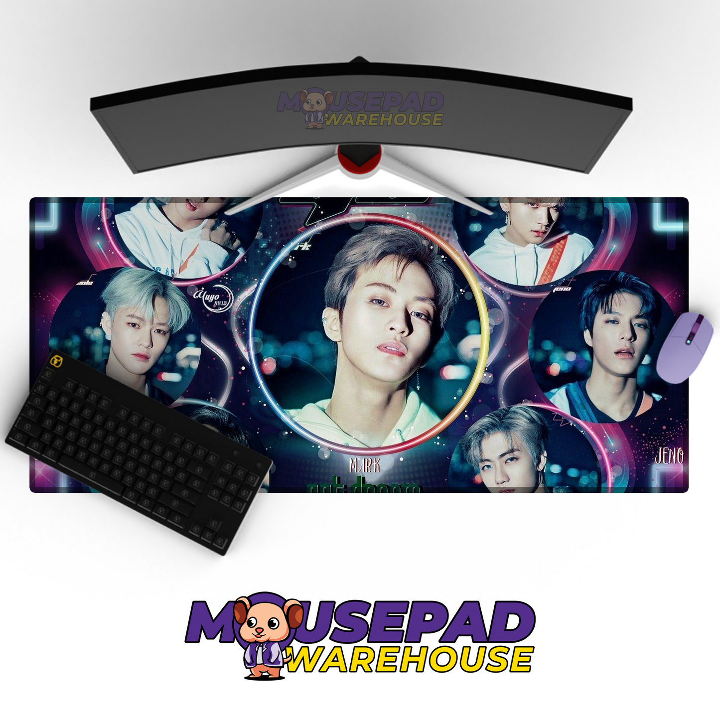 NCT Dream V7 Mousepad Mockup