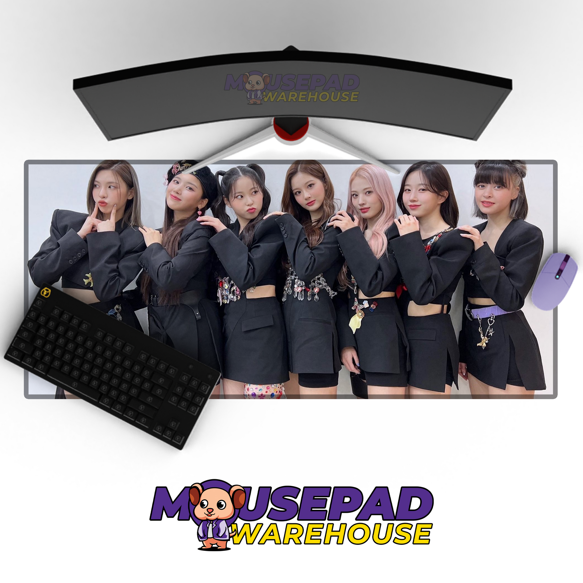 NMIXX V9 Mousepad Mockup