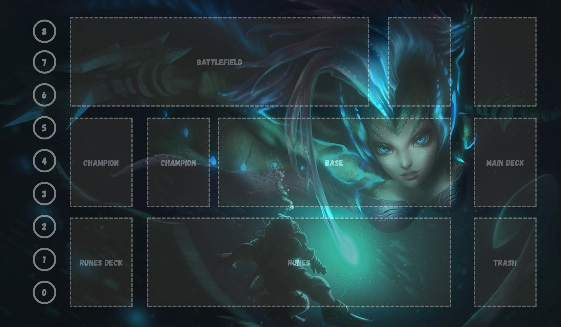 Nami V12 - RiftBound Trading Card Game Playmat
