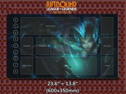 Nami V12 - RiftBound Trading Card Game Playmat Mockup