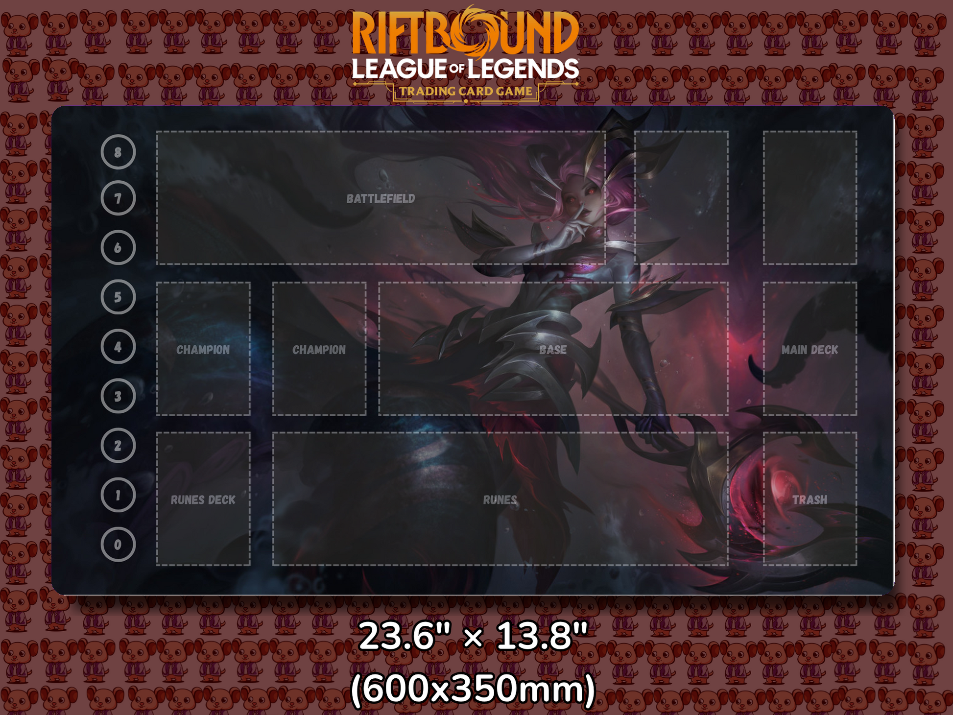 Nami V15 - RiftBound Trading Card Game Playmat Mockup