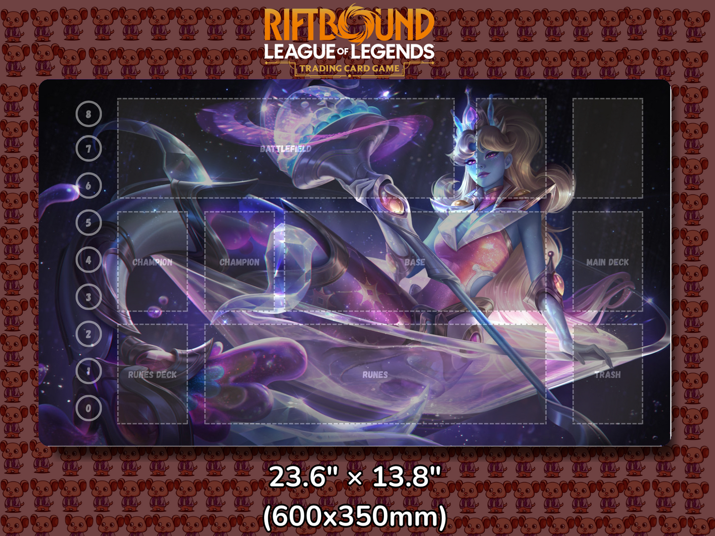 Nami V2 - RiftBound Trading Card Game Playmat Mockup