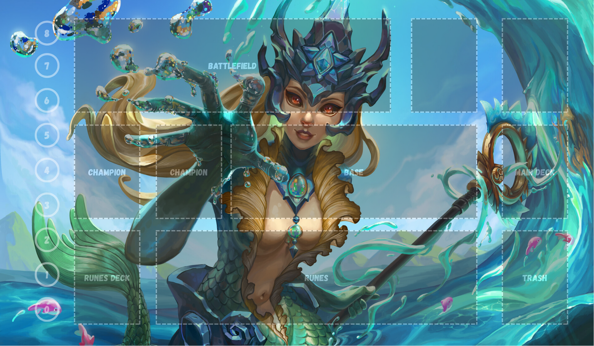 Nami V3 - RiftBound Trading Card Game Playmat