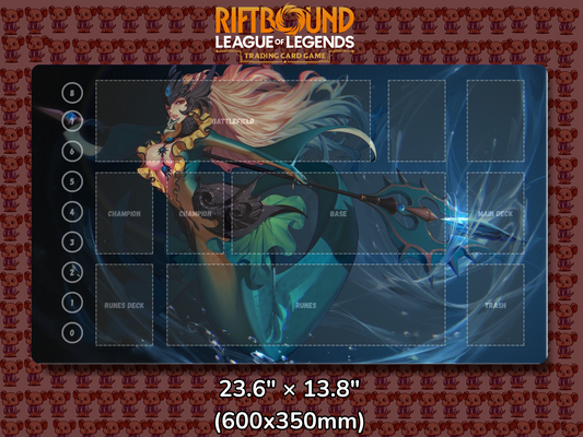 Nami V4 - RiftBound Trading Card Game Playmat Mockup