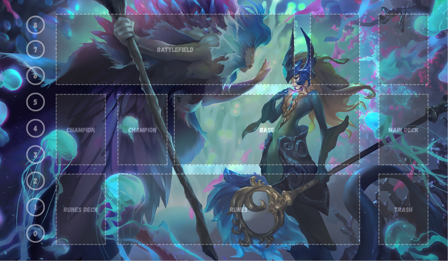 Nami V7 - RiftBound Trading Card Game Playmat