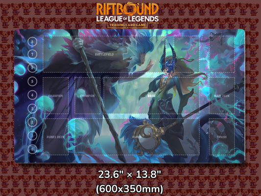 Nami V7 - RiftBound Trading Card Game Playmat Mockup