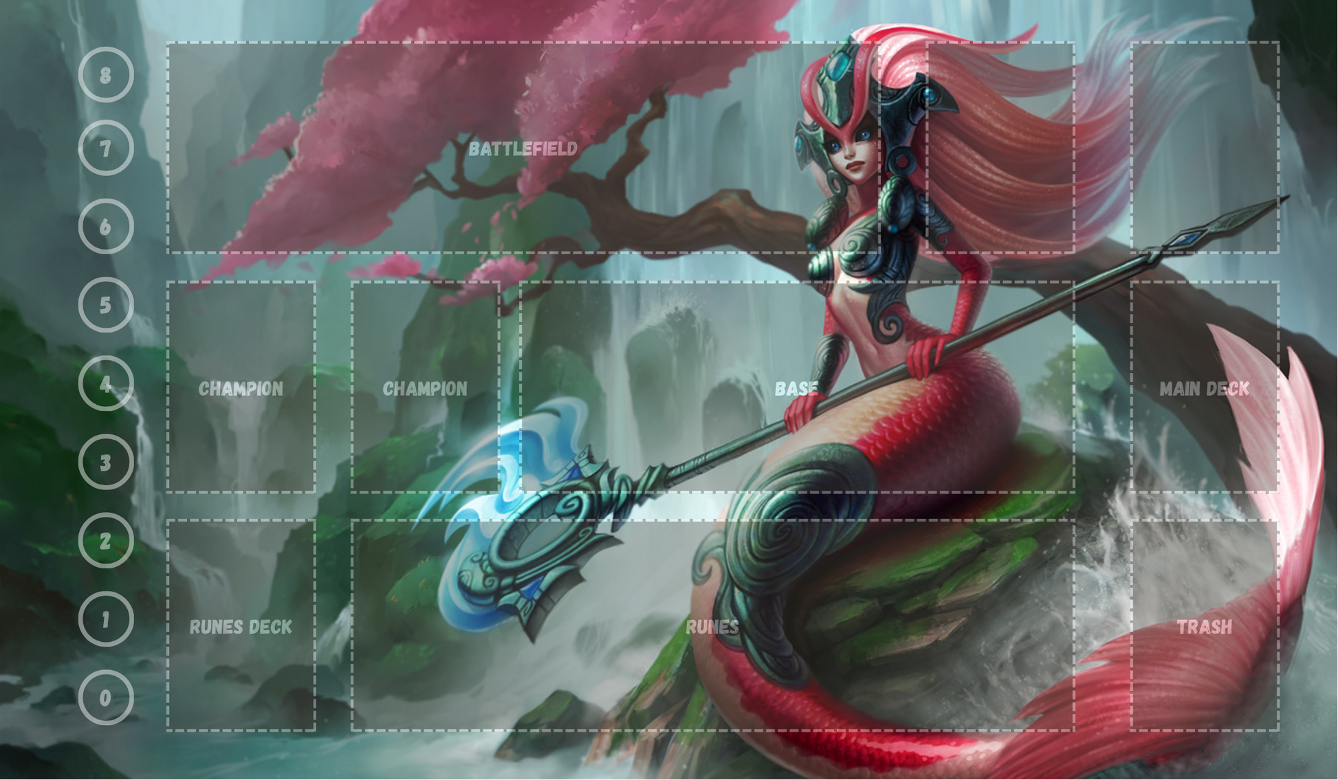 Nami V8 - RiftBound Trading Card Game Playmat
