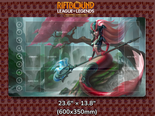 Nami V8 - RiftBound Trading Card Game Playmat Mockup