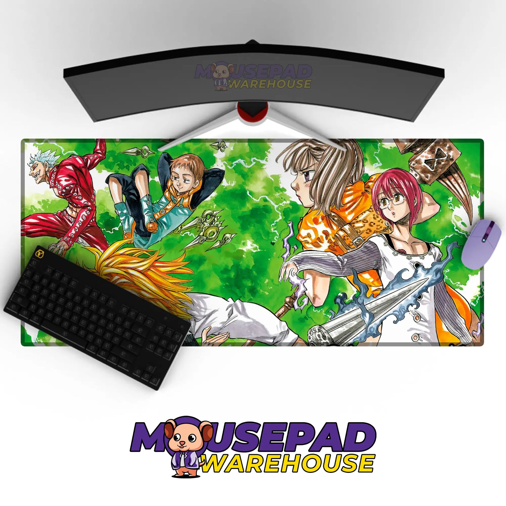 Nanatsu no Taizai (The Seven Deadly Sins) Anime Mousepad 518854 - Mousepad Warehouse