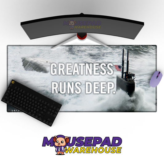 Navy Battleship V13 Mousepad Deskmat Mockup