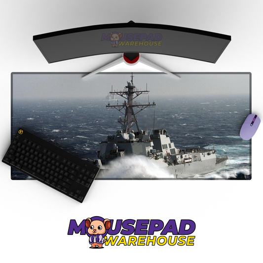 Navy Battleship V1 Mousepad Deskmat Mockup