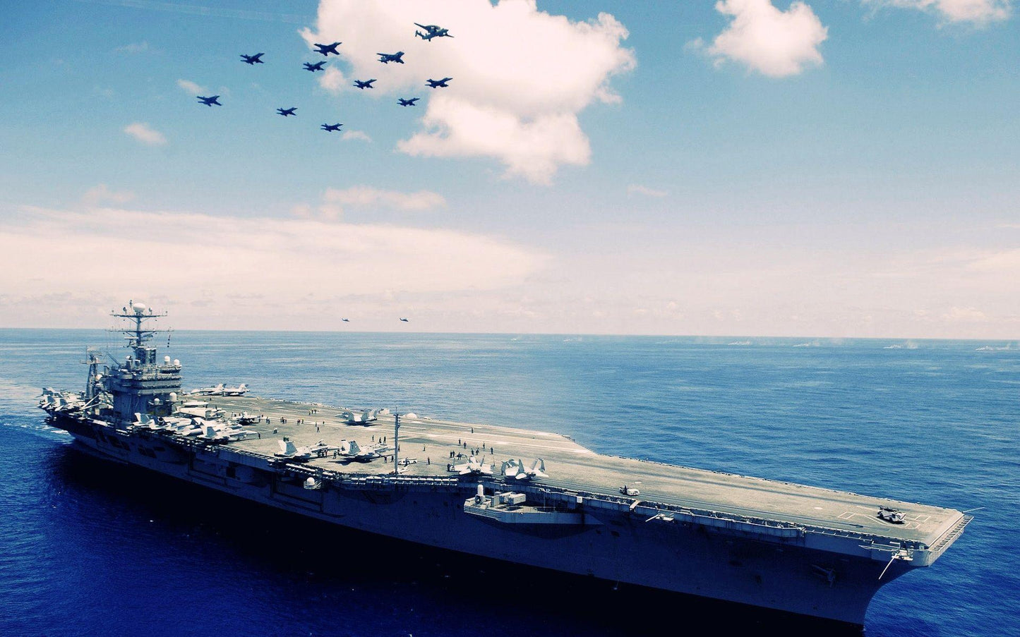 Navy Battleship V3 Mousepad Deskmat