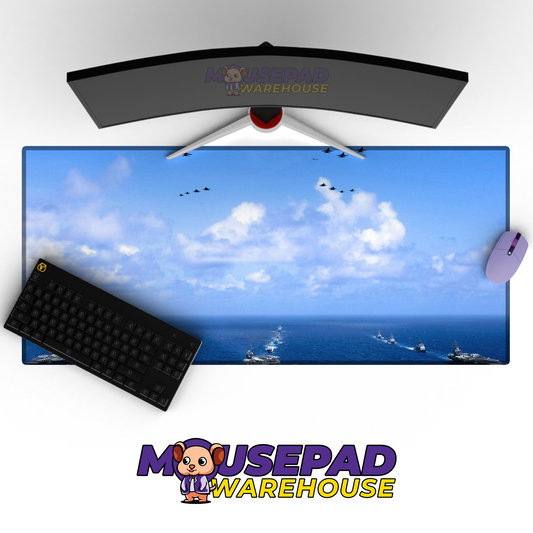 Navy Battleship V9 Mousepad Deskmat Mockup