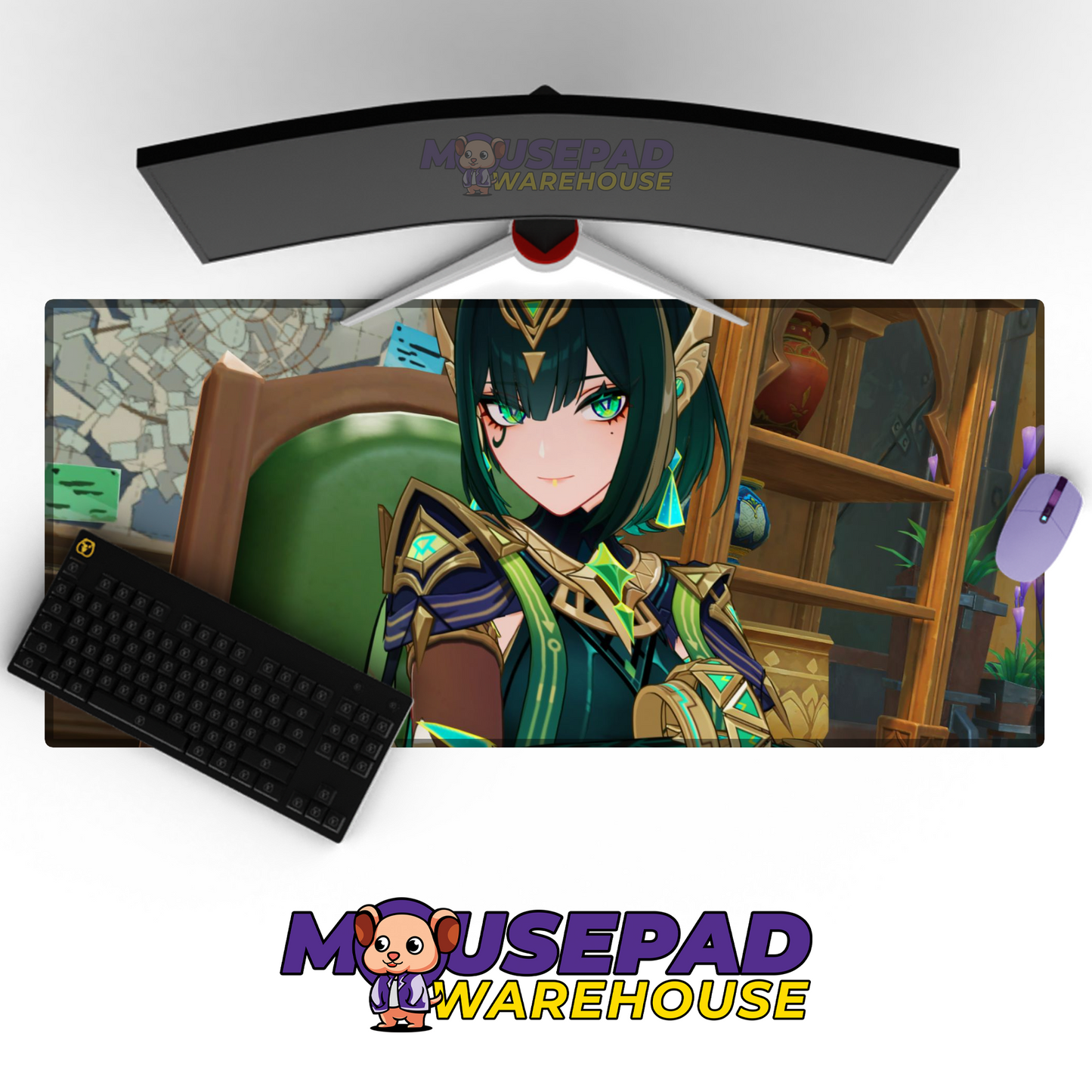 Nefer Genshin Impact V14 Mousepad Mockup