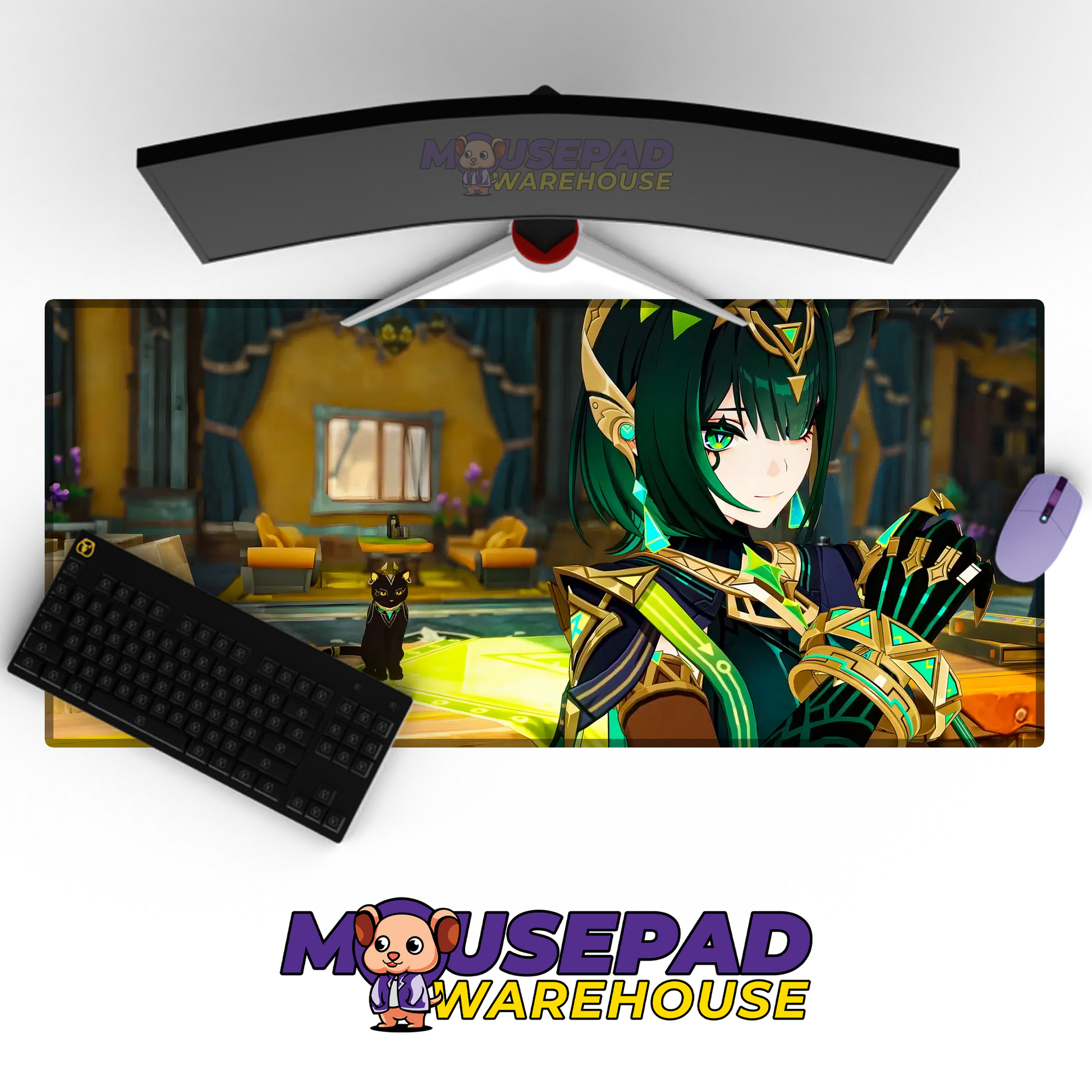 Nefer Genshin Impact V15 Mousepad Mockup