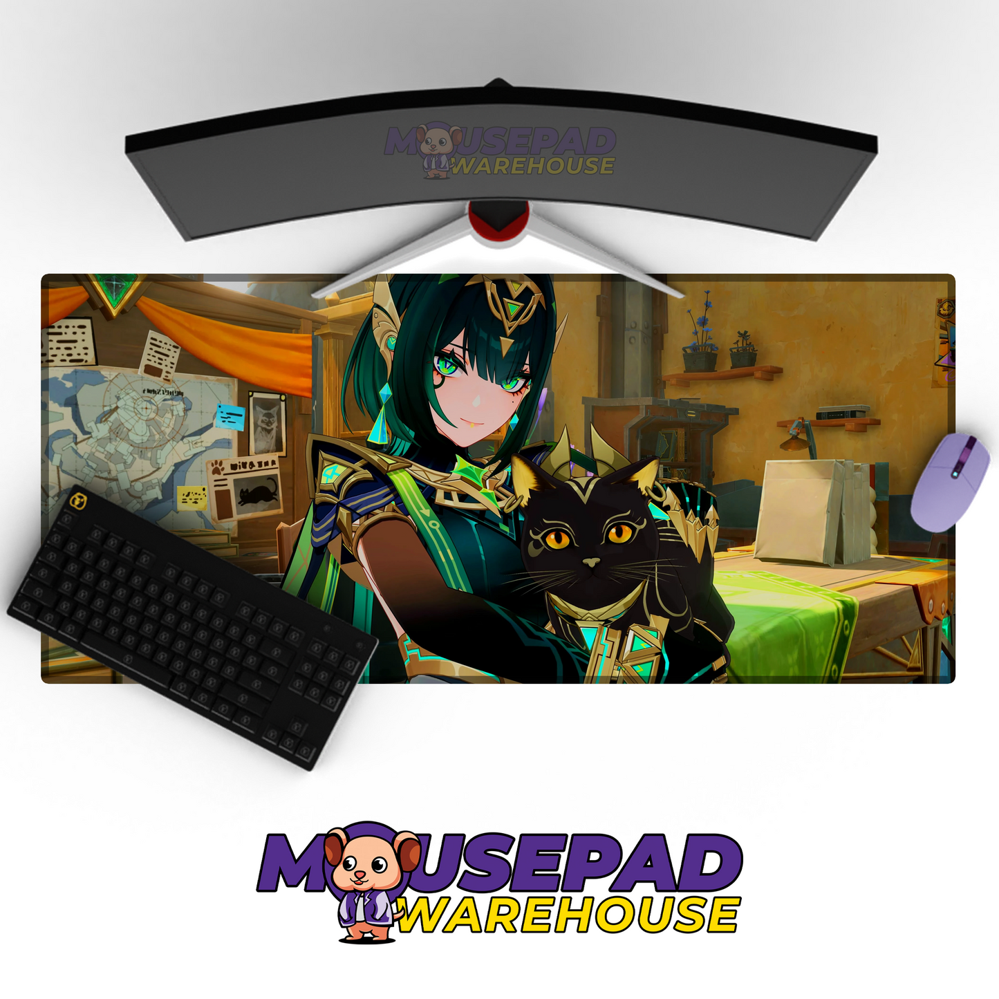 Nefer Genshin Impact V20 Mousepad Mockup