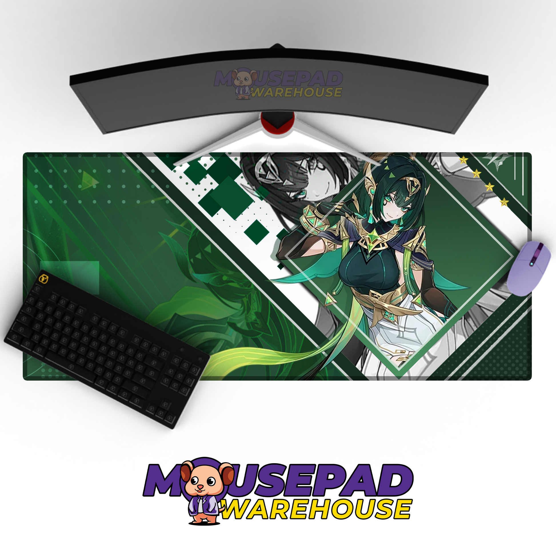 Nefer Genshin Impact V24 Mousepad Mockup