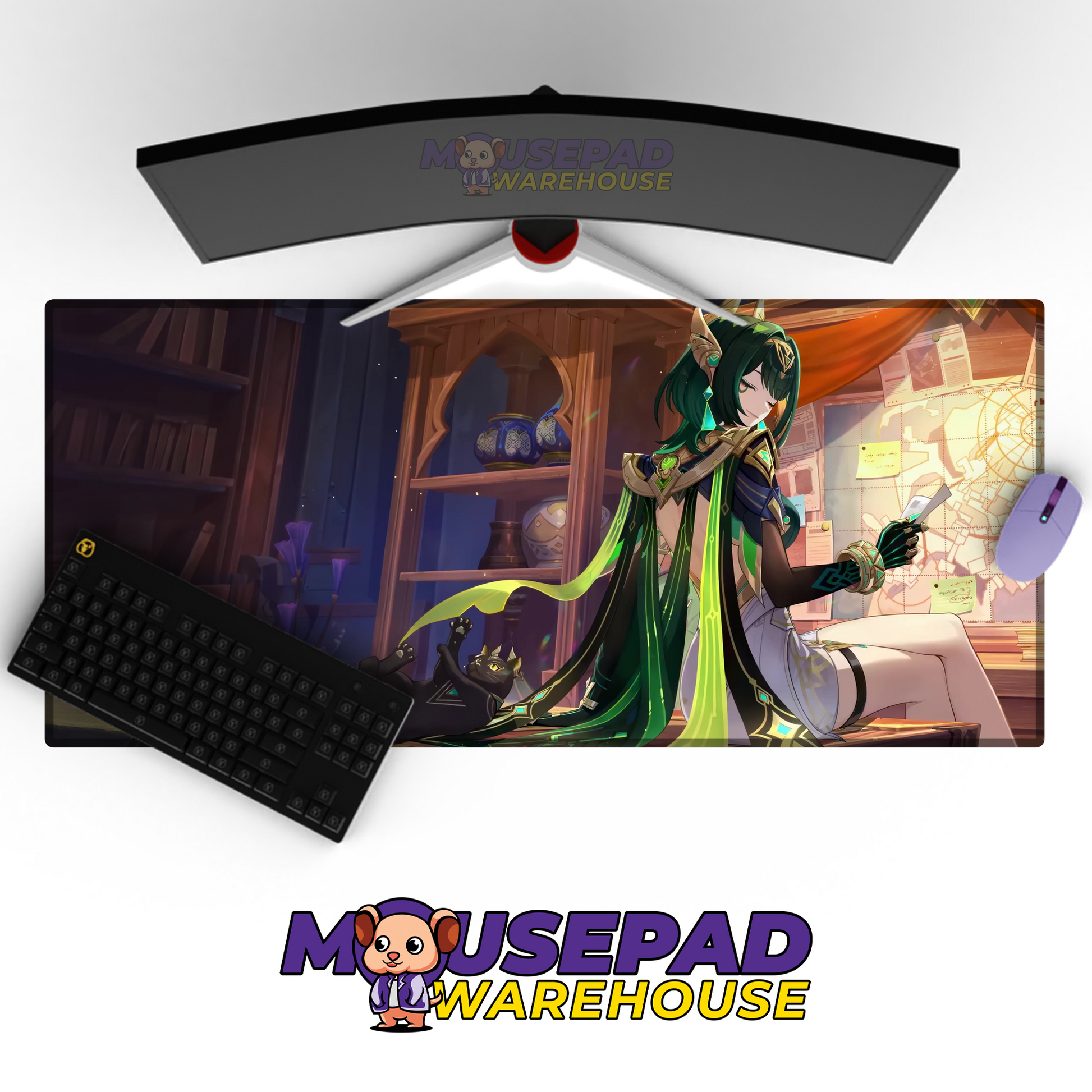 Nefer Genshin Impact V28 Mousepad Mockup