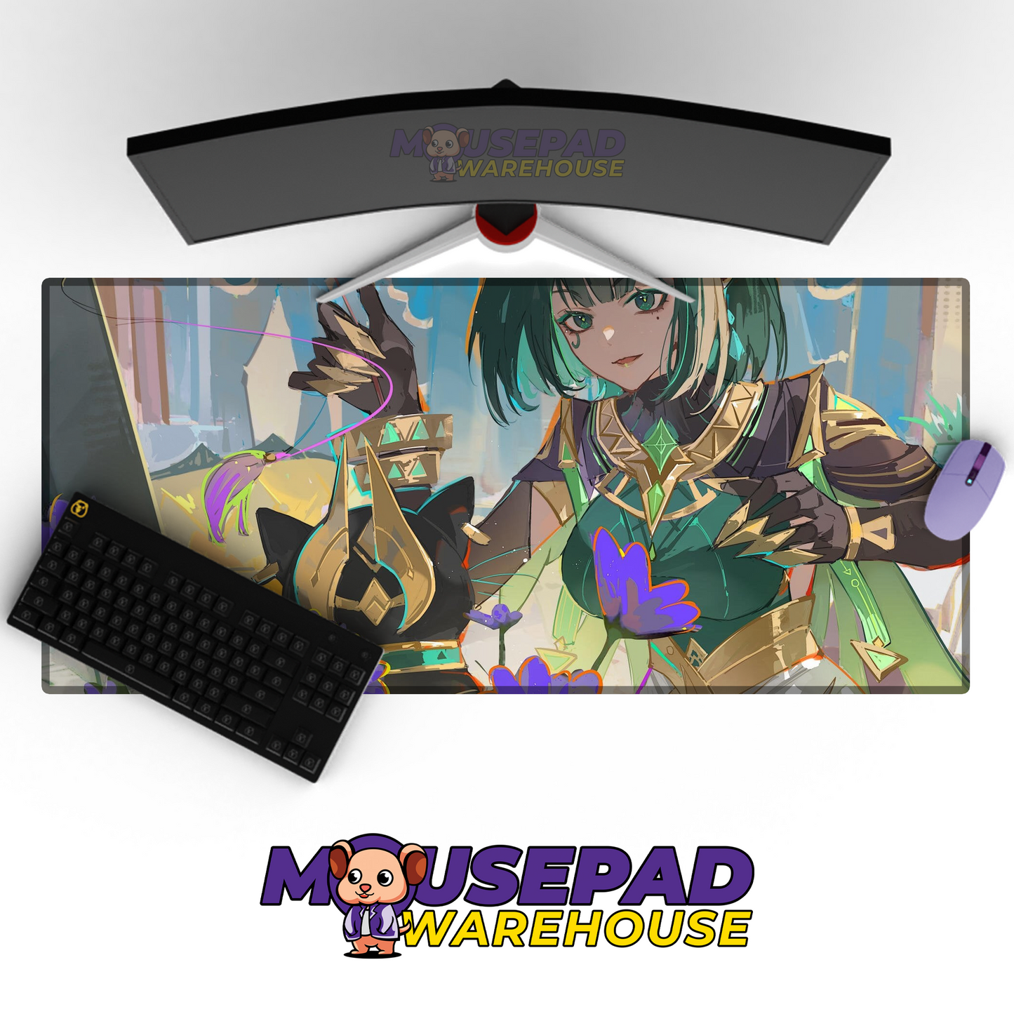 Nefer Genshin Impact V2 Mousepad Mockup