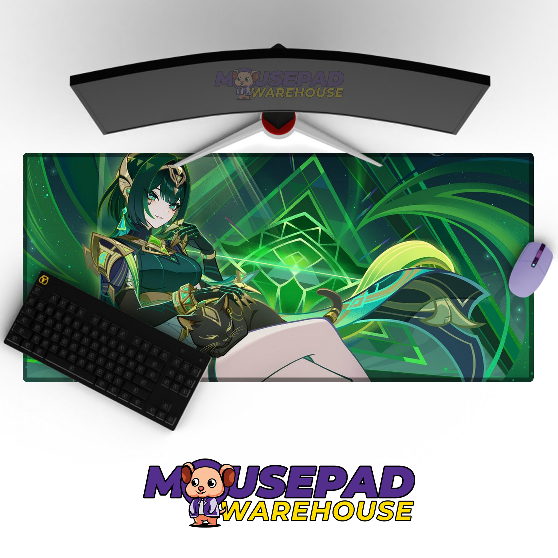 Nefer Genshin Impact V4 Mousepad Mockup