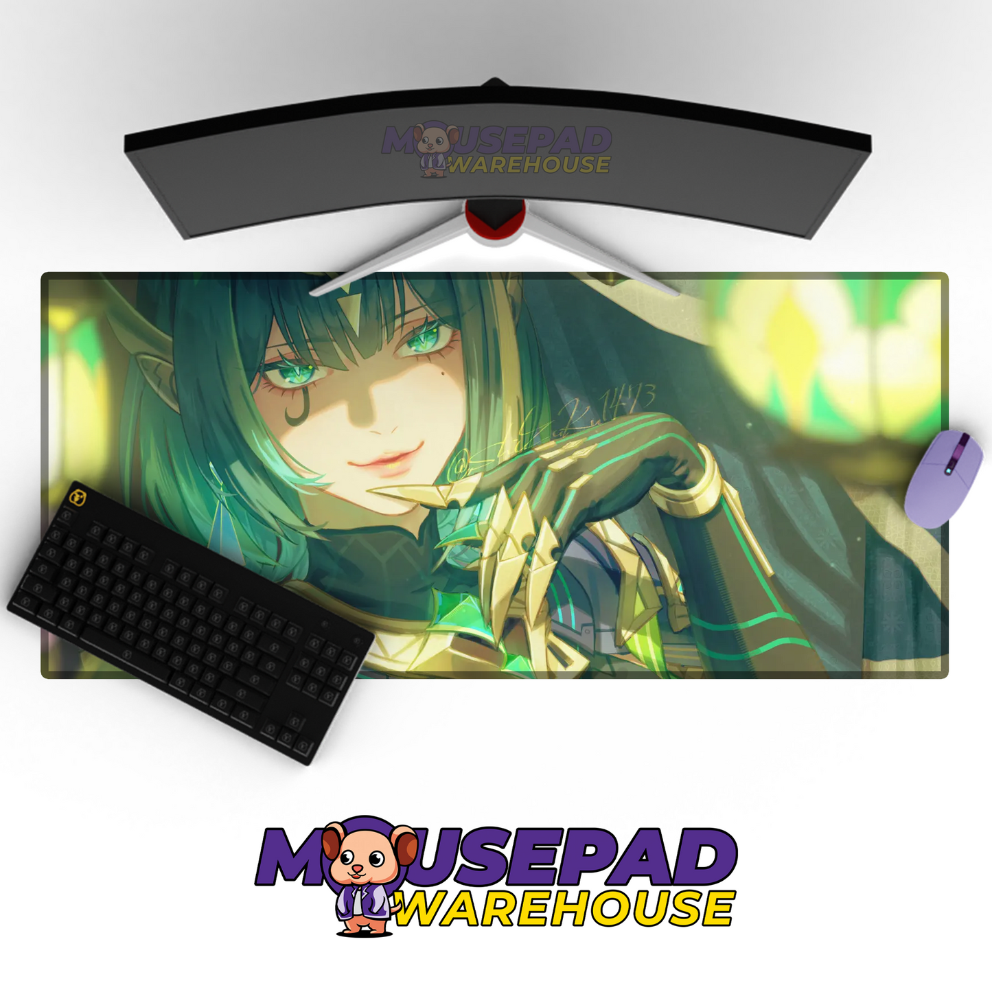 Nefer Genshin Impact V6 Mousepad Mockup