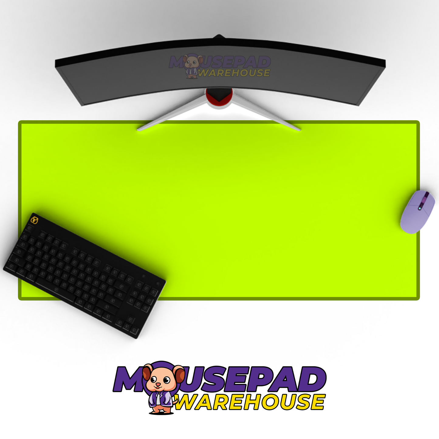 Neon Cyberpunk Chartreuse Mockup