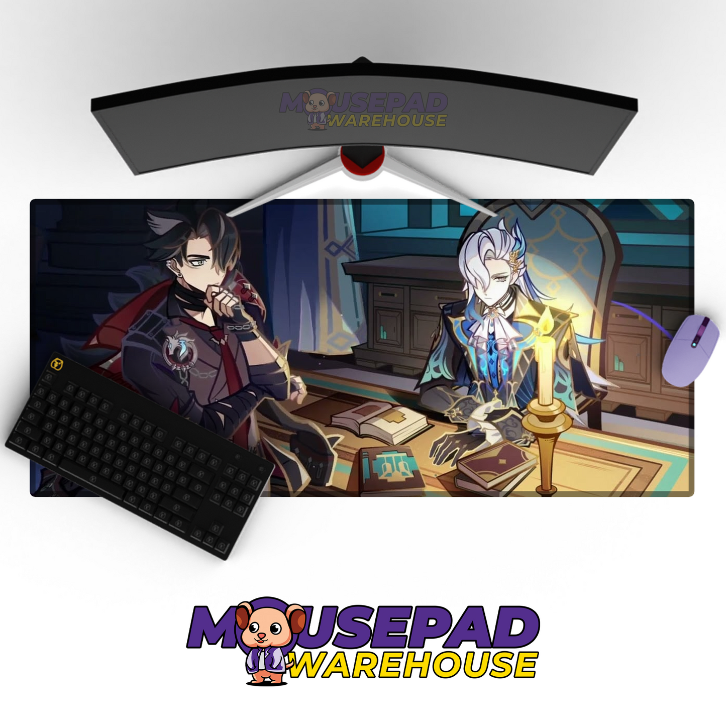 Neuvillette Genshin Impact V13 Mousepad Mockup
