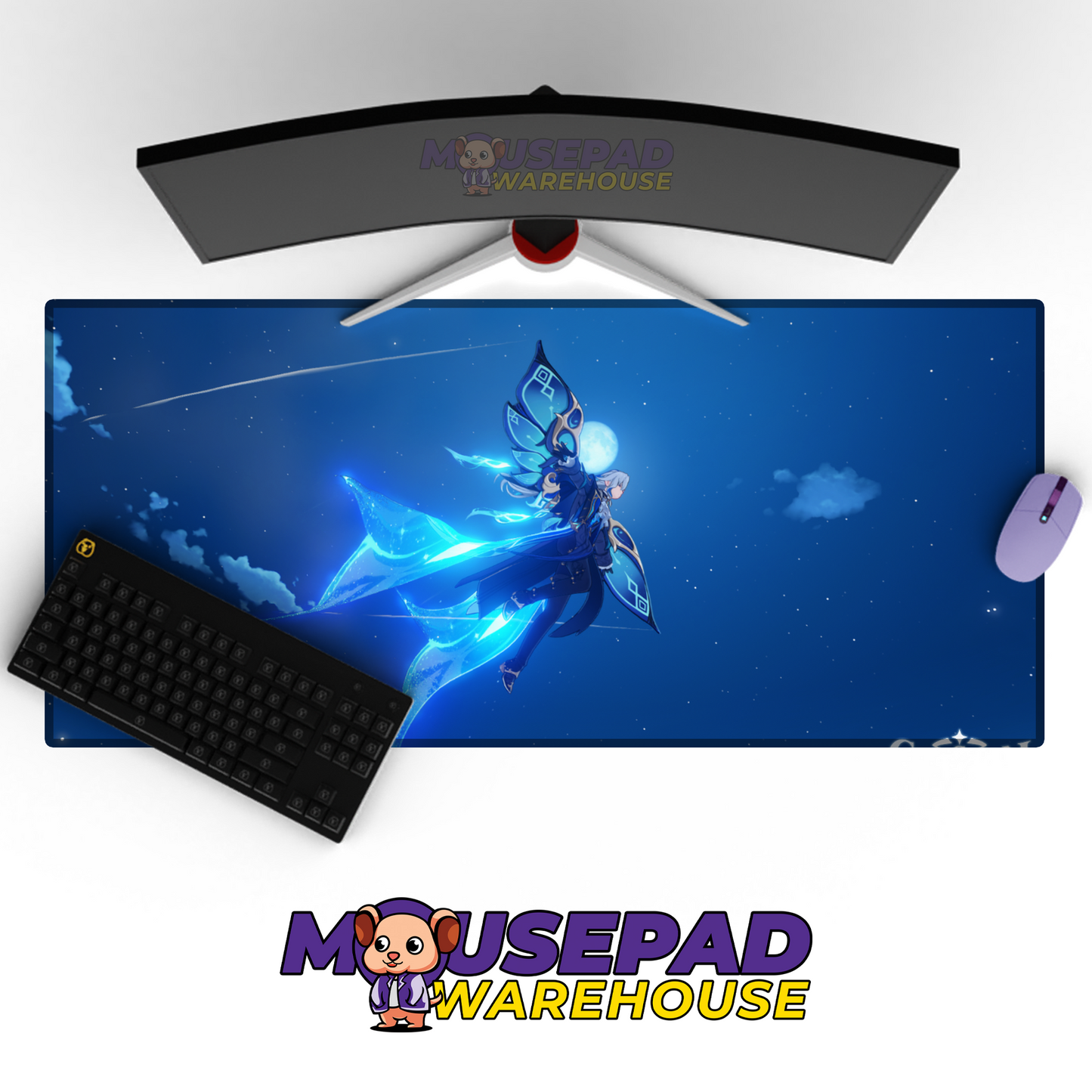 Neuvillette Genshin Impact V16 Mousepad Mockup