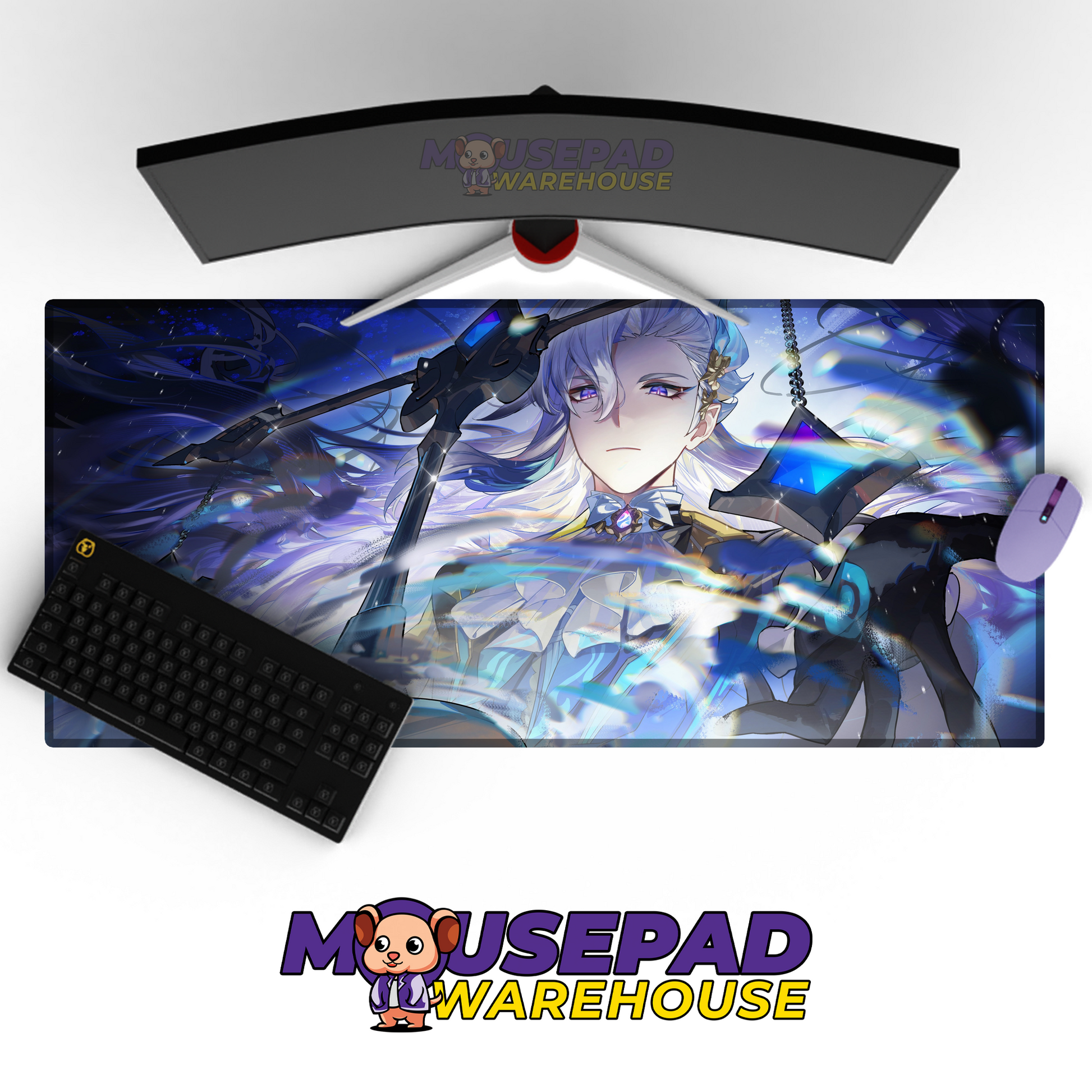 Neuvillette Genshin Impact V18 Mousepad Mockup