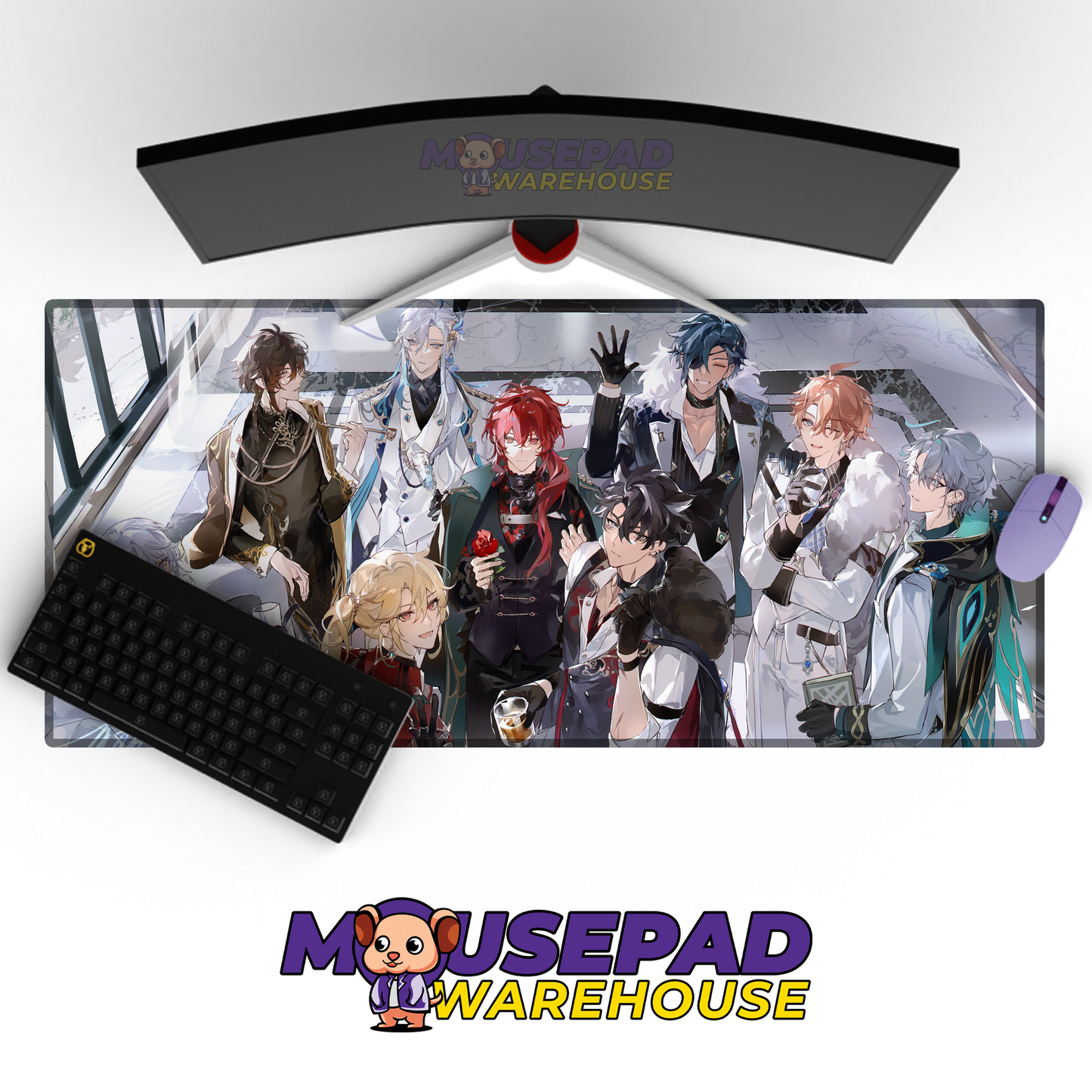 Neuvillette Genshin Impact V1 Mousepad Mockup