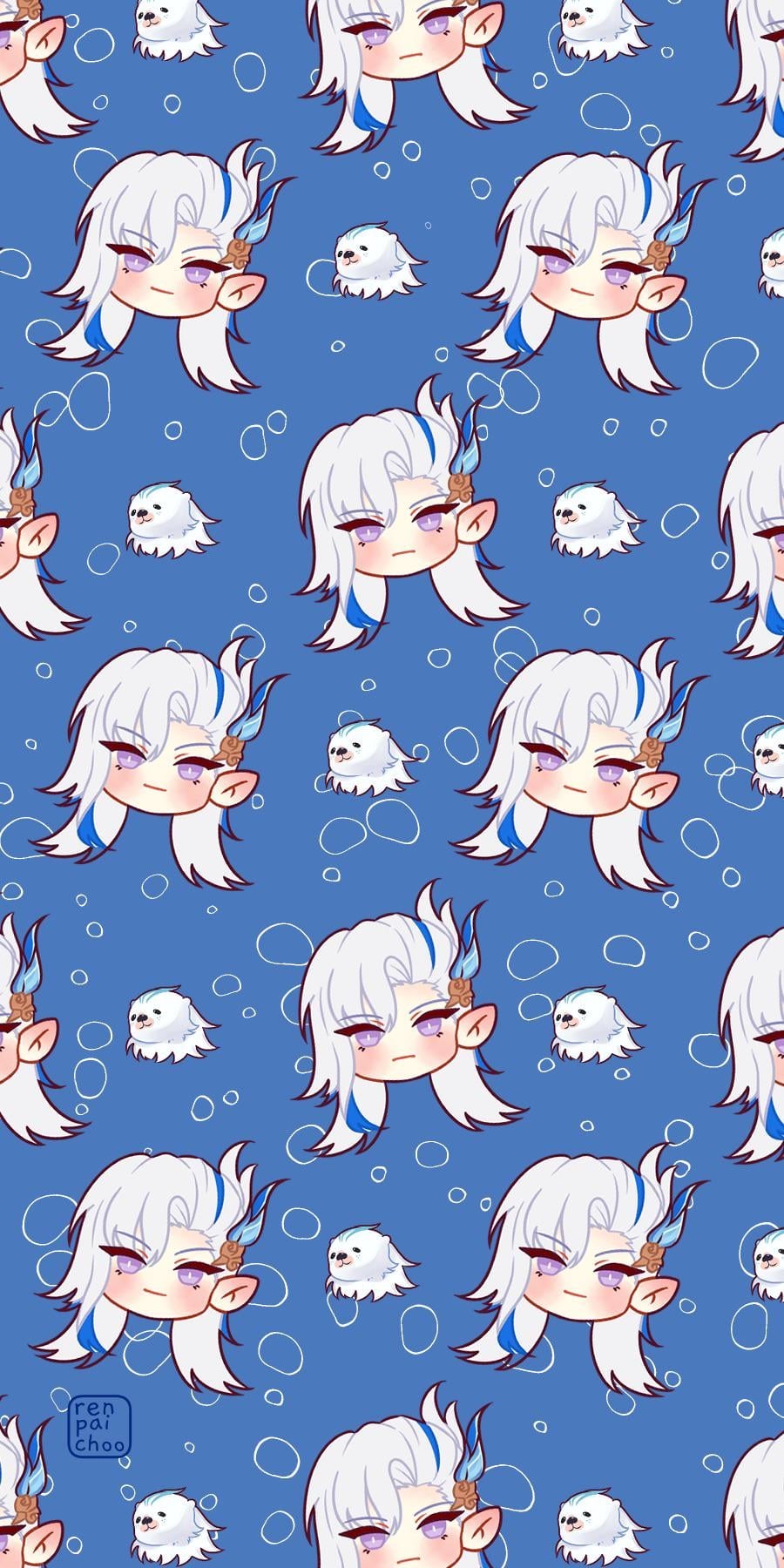 Neuvillette Genshin Impact V29 Mousepad