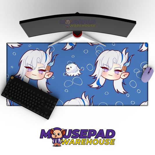 Neuvillette Genshin Impact V29 Mousepad Mockup