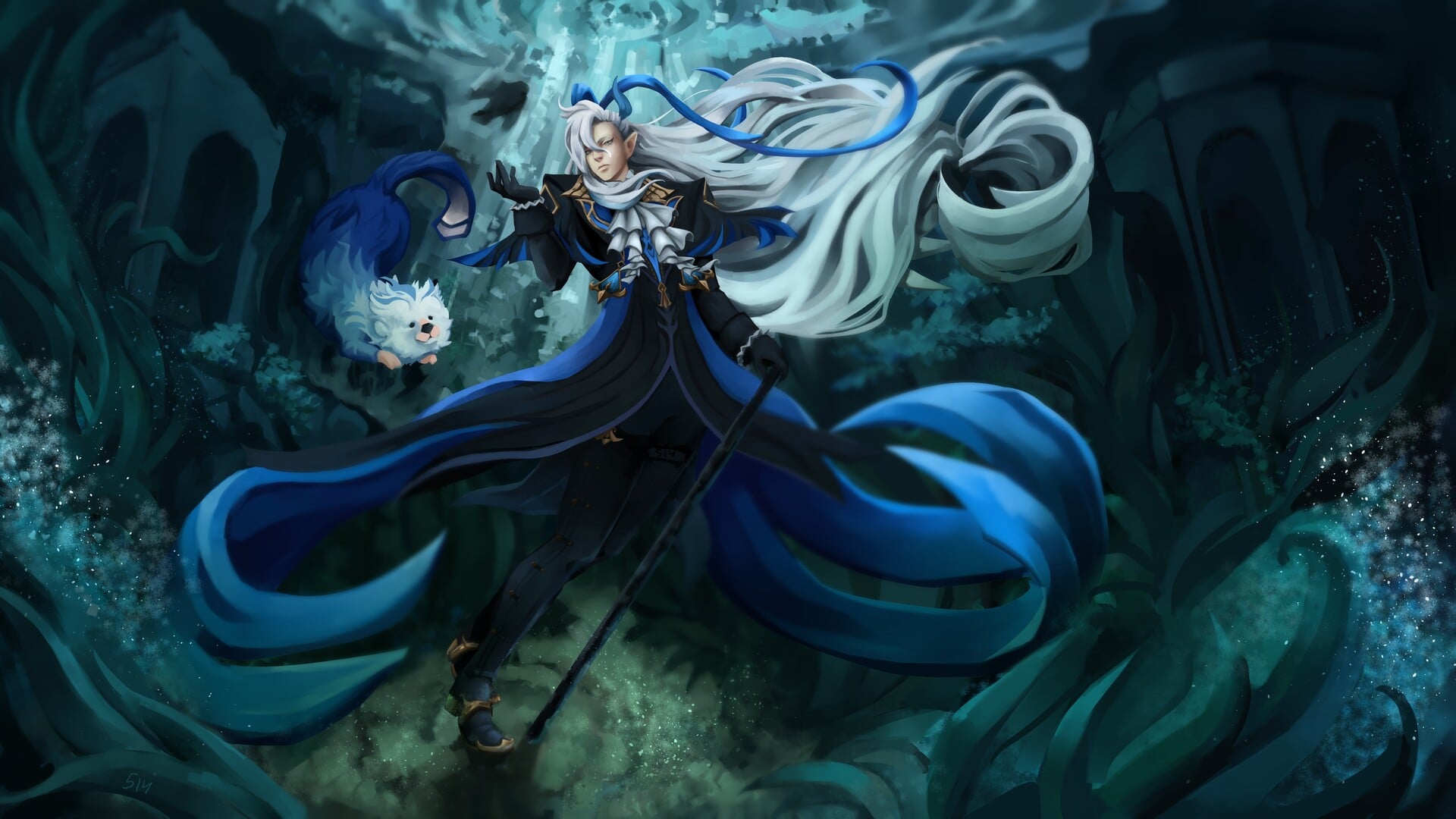 Neuvillette Genshin Impact V30 Mousepad