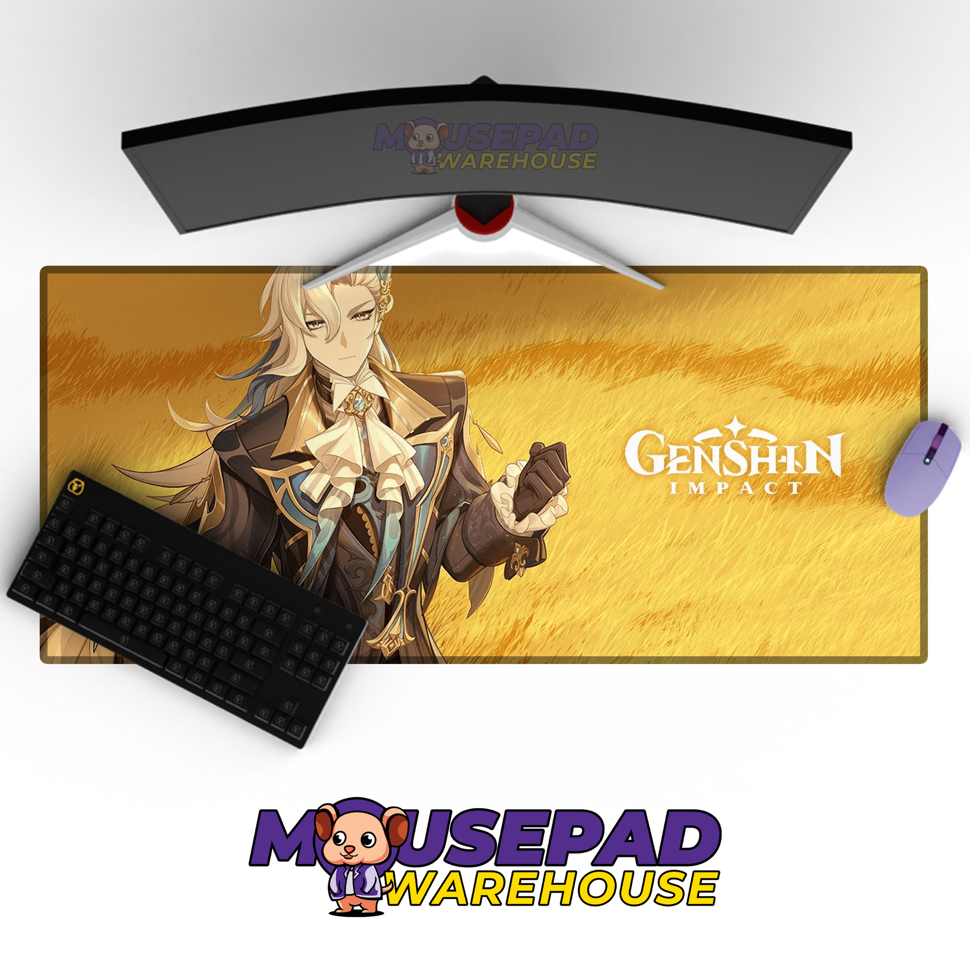 Neuvillette Genshin Impact V36 Mousepad Mockup