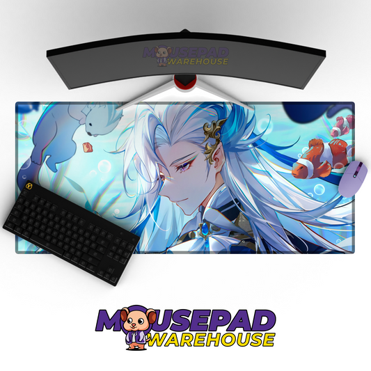 Neuvillette Genshin Impact V40 Mousepad Mockup