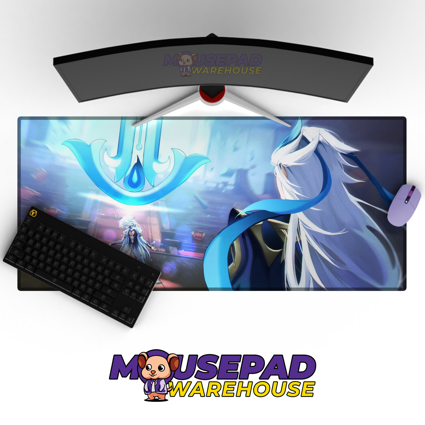 Neuvillette Genshin Impact V7 Mousepad Mockup