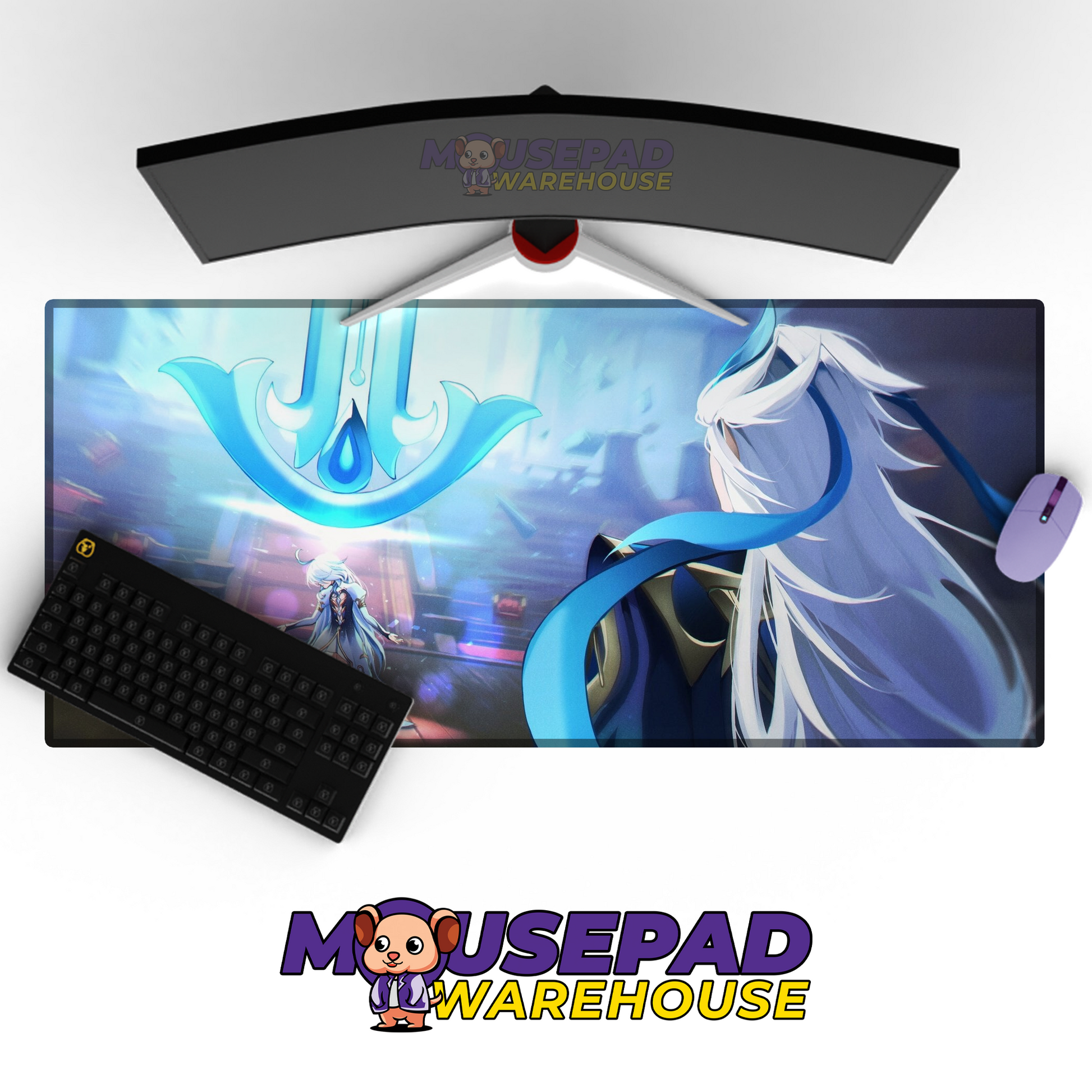 Neuvillette Genshin Impact V7 Mousepad Mockup