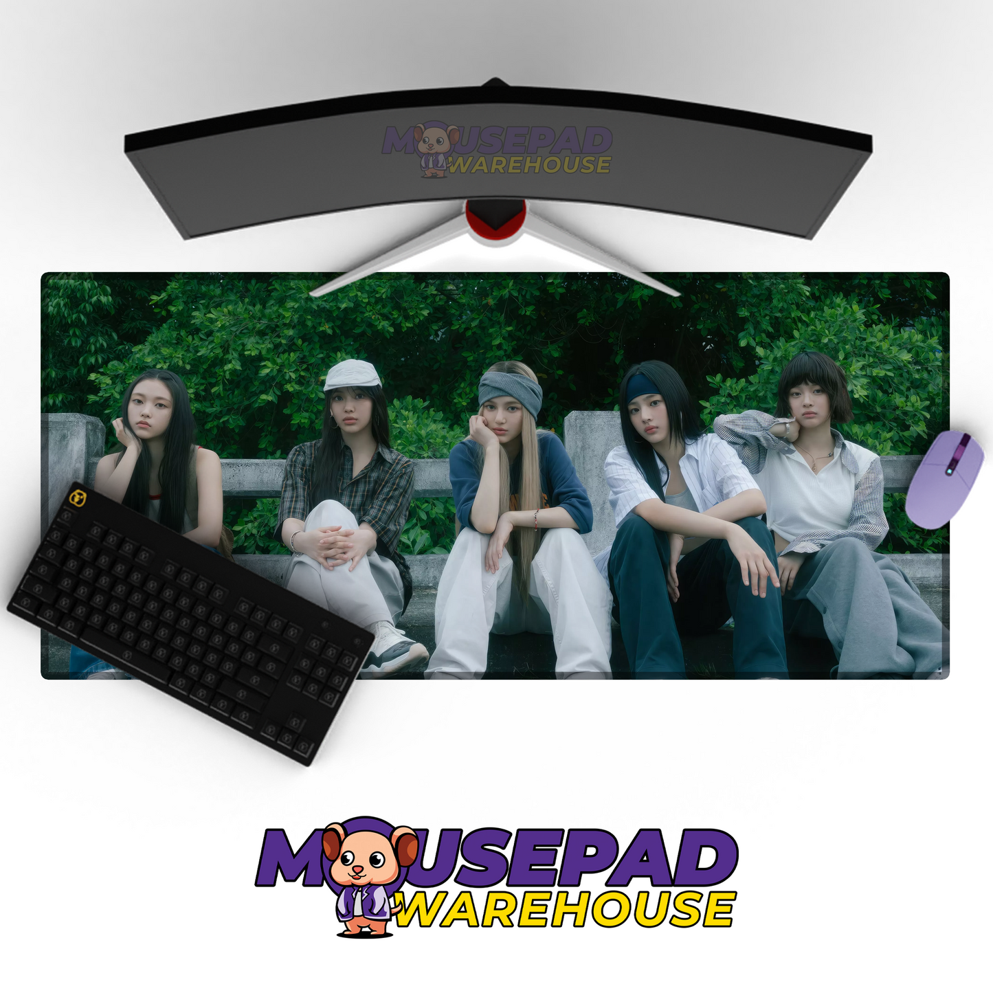 NewJeans V12 Mousepad Mockup