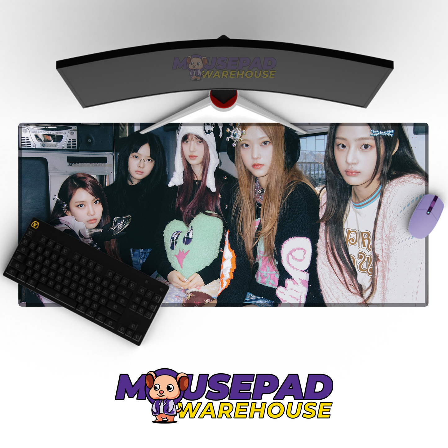 NewJeans V4 Mousepad Mockup